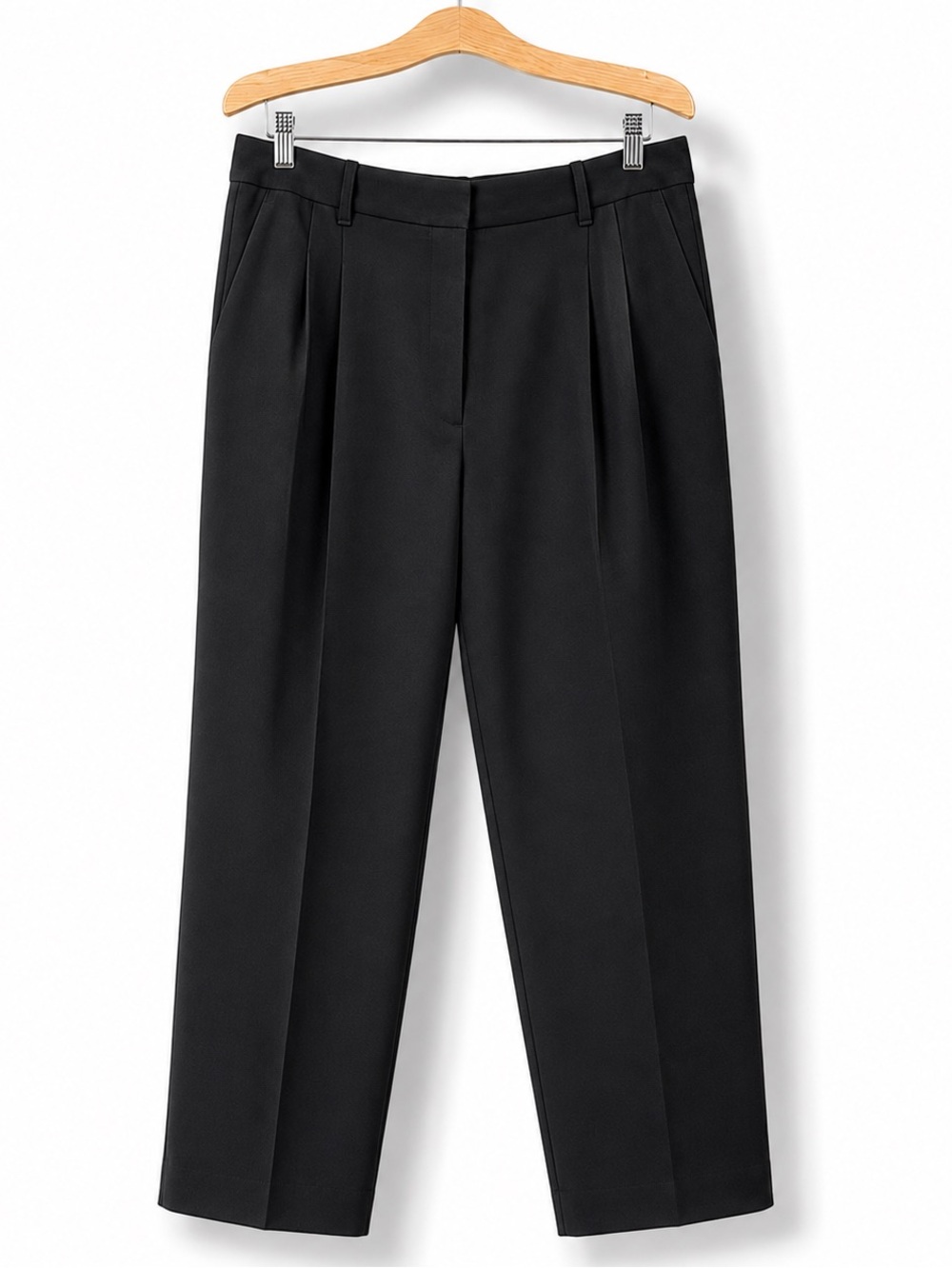 WILFRED Effortless Pant Black Tailored Trouser Wide Leg Career Pant